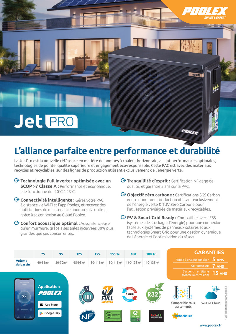 Jet Pro — fiche technique