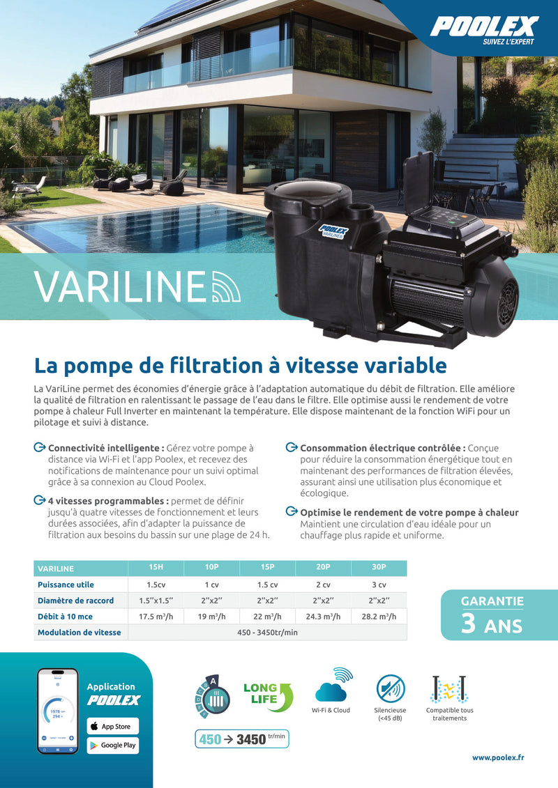 Variline Wifi — fiche technique