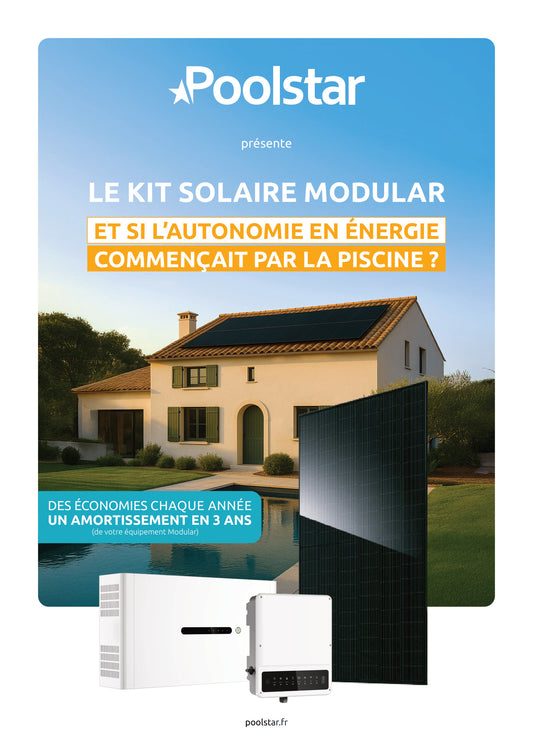 Kit Solaire Modular Poolstar — solution photovoltaïque pour piscine et maison