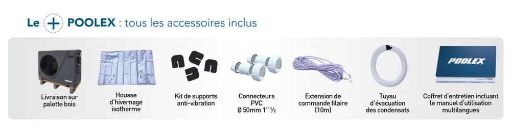 Pompe à chaleur Silverline FI Poolex — vue 3